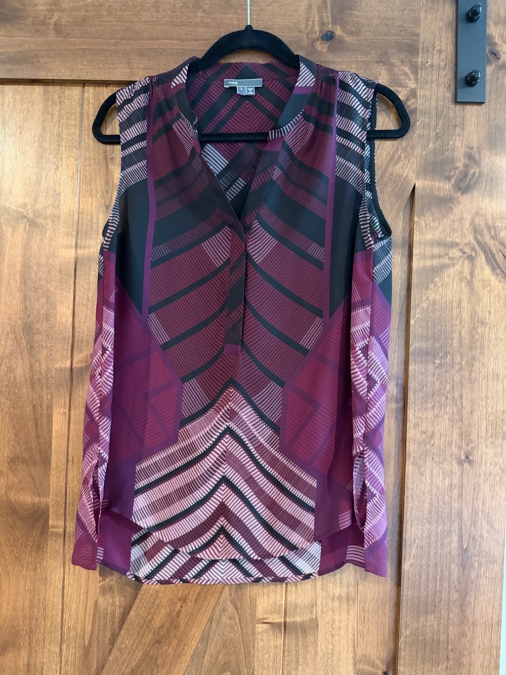 Vince silk sleeveless top
